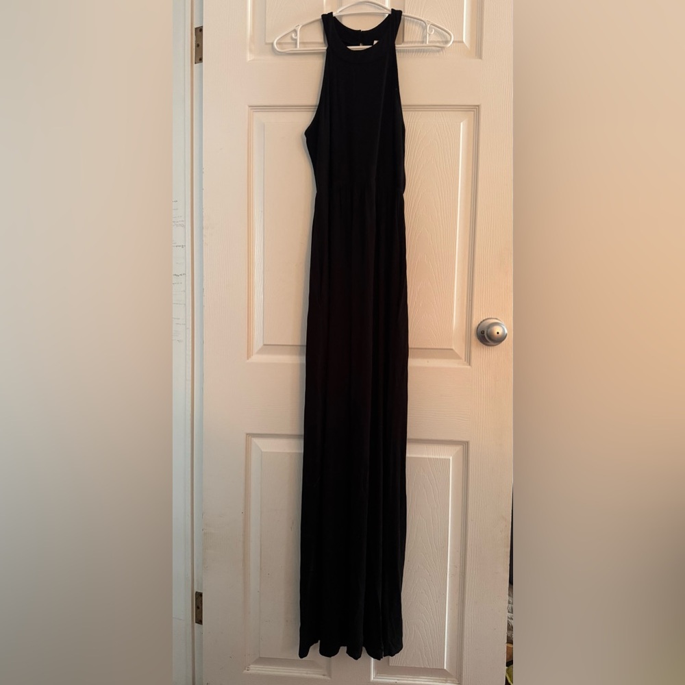 Vanilla Bay Classic Black Maxi Dress